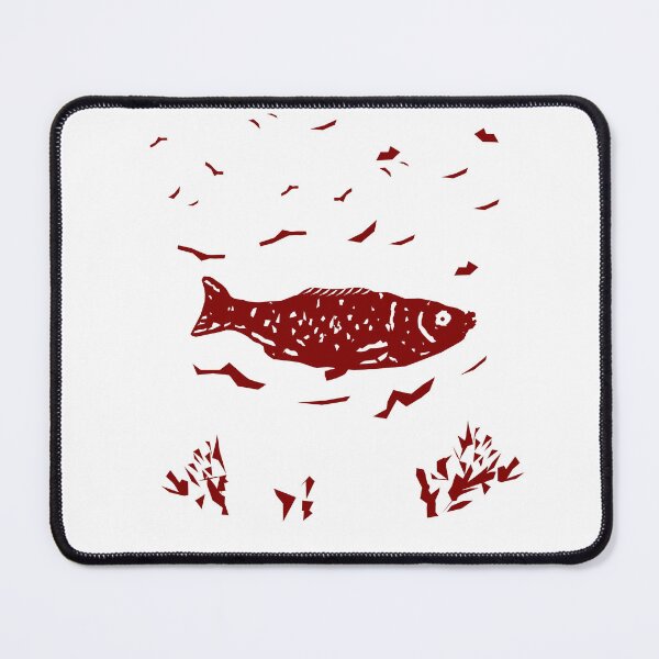 Item preview, Fish linocut designed and sold by Tillscreativ.