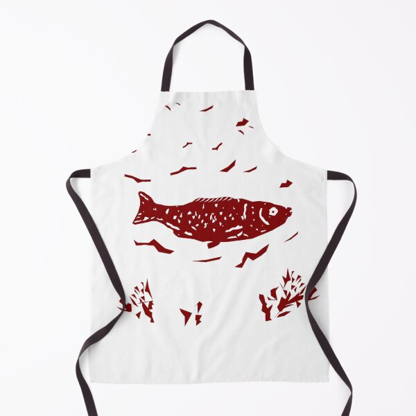 Item preview, Fish linocut designed and sold by Tillscreativ.