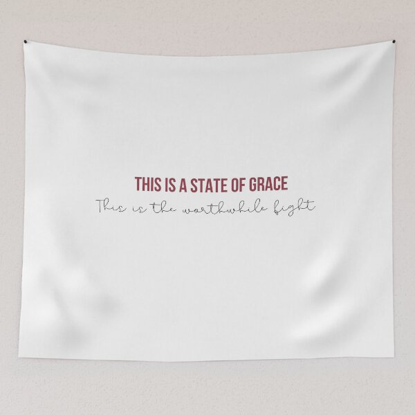 Item preview, This Is a State of Grace, This is the Worthwhile Fight  -  RED Album  lyrics designed and sold by bombalurina.