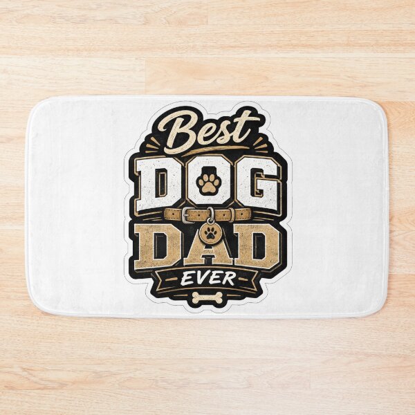 Item preview, Best Dog Dad Ever Varsity designed and sold by MoonStitch.