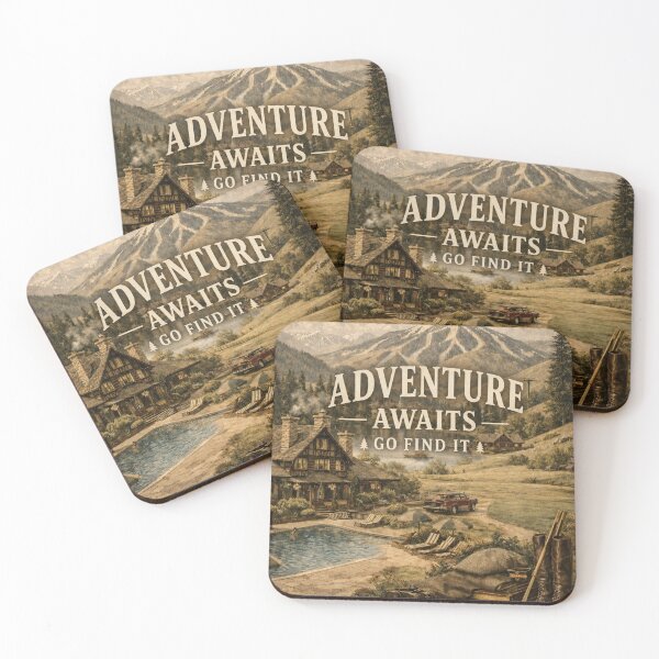 Item preview, Rustic Cabin & Alpine Lake Art designed and sold by Ve & Co.
