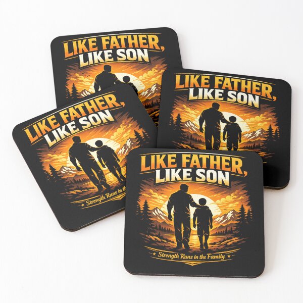 Item preview, Like Father, Like Son – Strength Runs in the Family | Father & Son T-Shirt designed and sold by Atharva-threads.