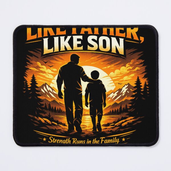 Item preview, Like Father, Like Son – Strength Runs in the Family | Father & Son T-Shirt designed and sold by Atharva-threads.