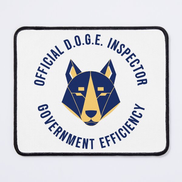 Item preview, Official DOGE Inspector Badge Department of Government Efficiency designed and sold by RedWave Patriot Studio.