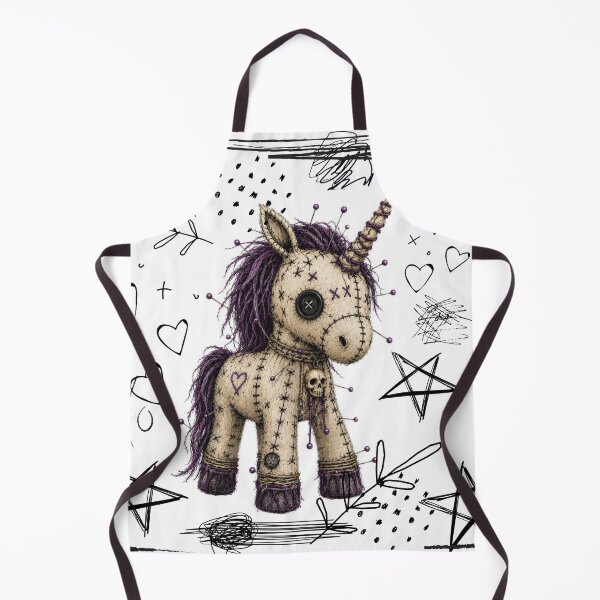 Item preview, Dark VooDoo Unicorn - Stitched Witchy Unicorn designed and sold by CaylaTay.