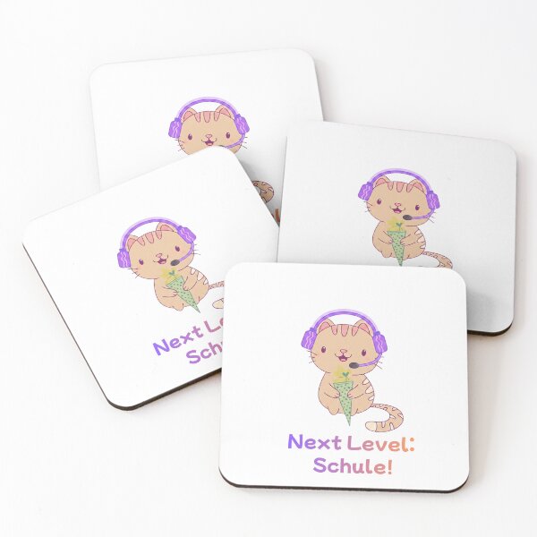 Item preview, Cute cat with school cone and gaming headset designed and sold by CreationSpace3005.