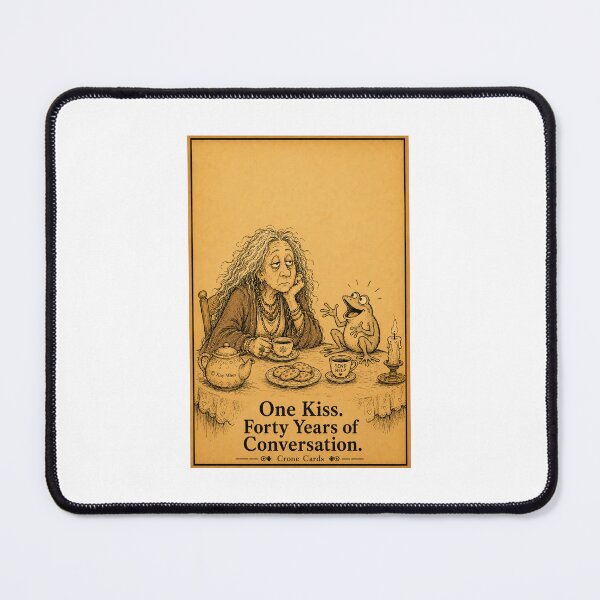 Item preview, Crone Cards — One Kiss. Forty Years of Conversation designed and sold by Kay Mhor Studio.