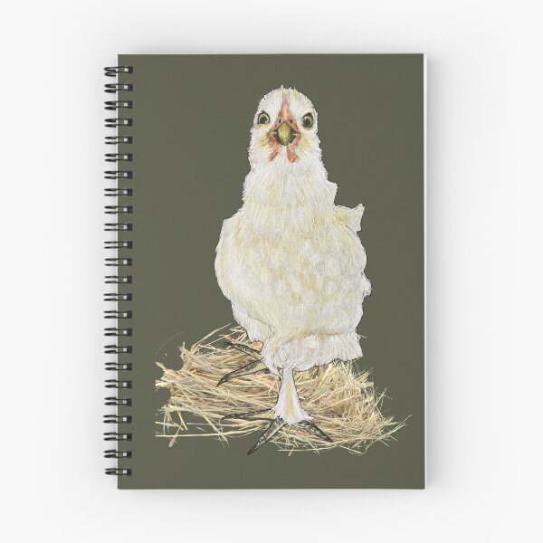 Item preview, Cute White Chicken, Landrace Breed, Farm Animal designed and sold by JoyfulWhimsy.