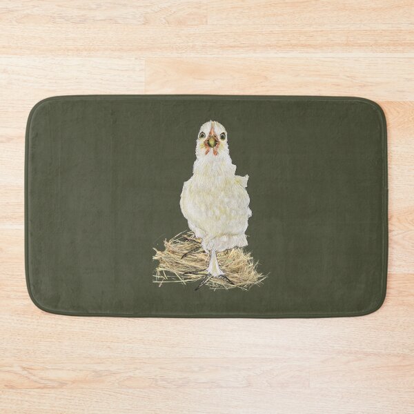 Item preview, Cute White Chicken, Landrace Breed, Farm Animal designed and sold by JoyfulWhimsy.