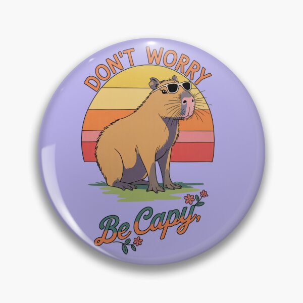 Item preview, Don't worry, Be Capy designed and sold by Pixel-Lair.