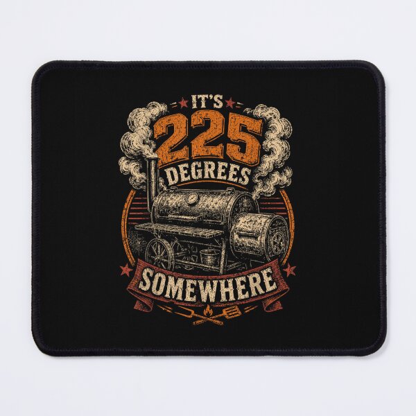 Item preview, Vintage Smoking BBQ Grill Its 225 Degrees Somewhere Pitmaster Grilling Gift designed and sold by LizzyKeiko.