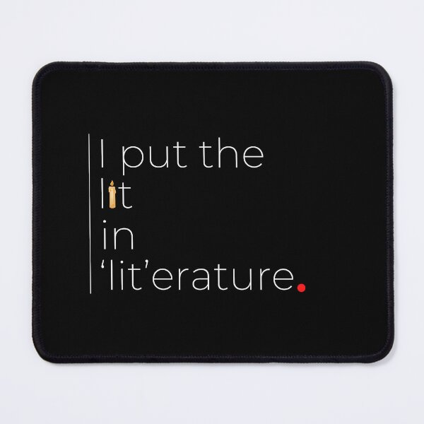 Item preview, I Put The Lit In Literature - Funny Book Lover Pun designed and sold by DesignsCreative.