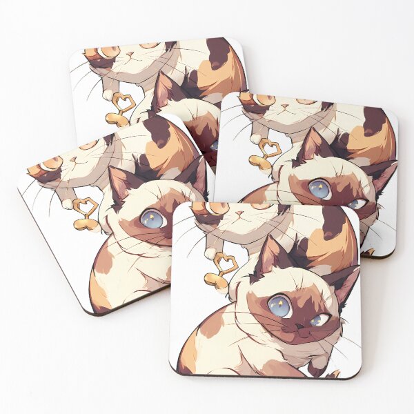 Item preview, Calico Siamese Key designed and sold by pumsquare.