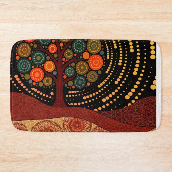 Item preview, Dot Painting Tree Red designed and sold by AboriginalartVI.