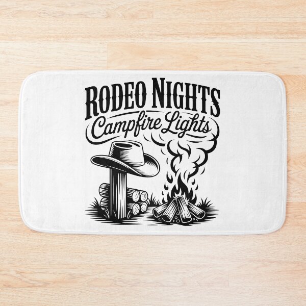Item preview, Rodeo Nights Campfire Lights Western Country Design designed and sold by Cool-cat-art.