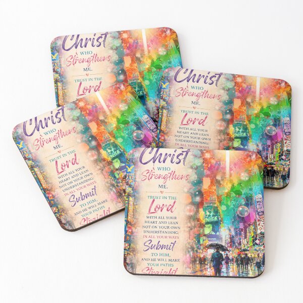 Item preview, I Can Do All Things Through Christ | Philippians 4:13 Christian Wall Art | Colorful Faith Printable designed and sold by EkaArtShop.
