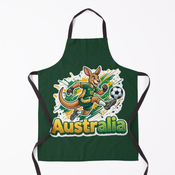Item preview, Australia Soccer Kangaroo Mascot designed and sold by Ambroa Stuff.