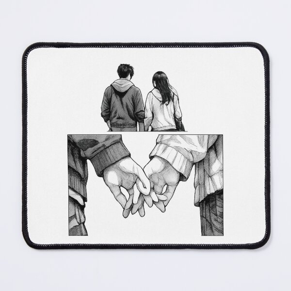 Item preview, Couple holding hands manga designed and sold by rolfzogg.