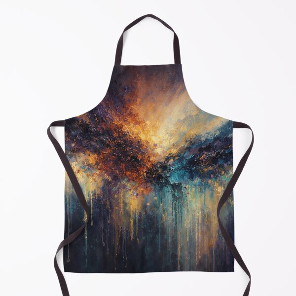 Item preview, Cosmic Tempest Abstract Art • Vibrant Explosion Painting • Colorful Modern Wall Print designed and sold by Joey Santiago.
