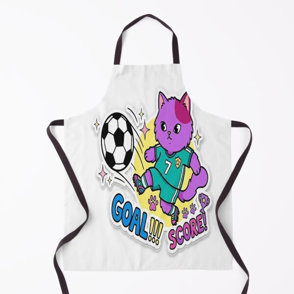 Item preview, Cute Soccer Cat Goal designed and sold by MochiMeteor.
