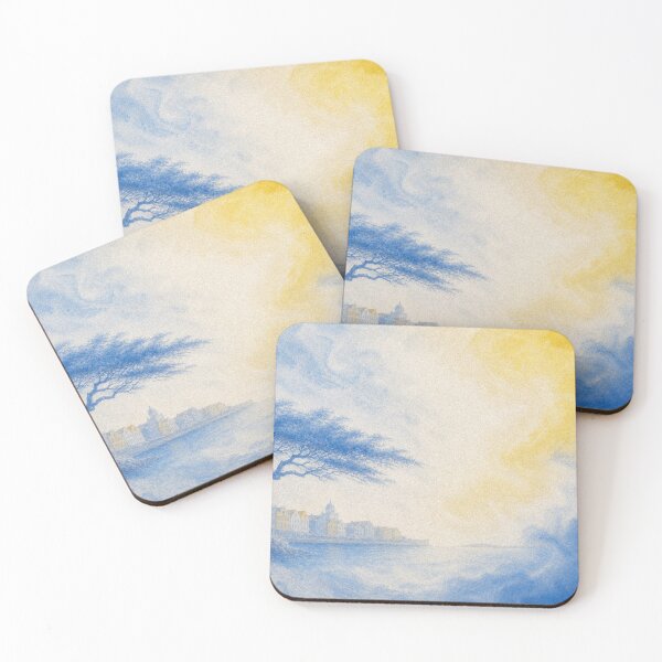 Item preview, Curacao Watercolor Travel Illustration designed and sold by AHOK-lab.