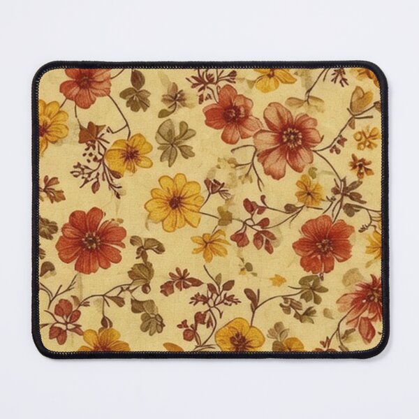 Item preview, Retro 70s Yellow Floral Pattern designed and sold by TOM JACK.