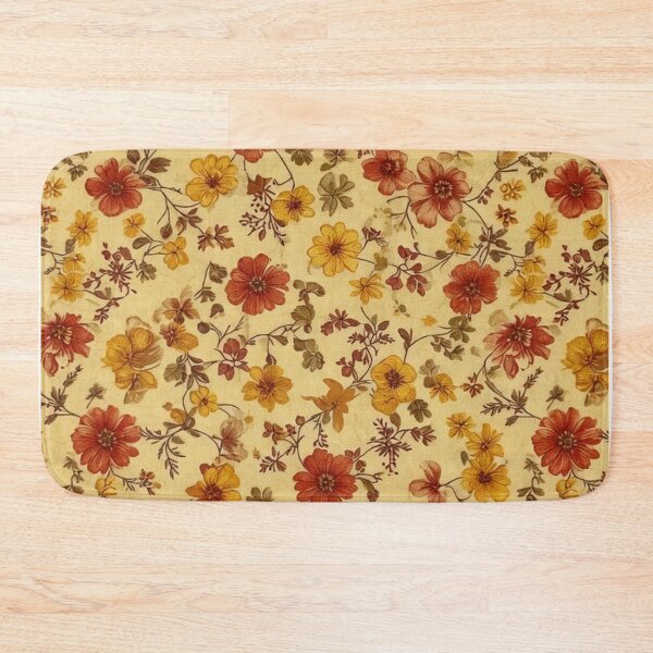 Item preview, Retro 70s Yellow Floral Pattern designed and sold by TOM JACK.