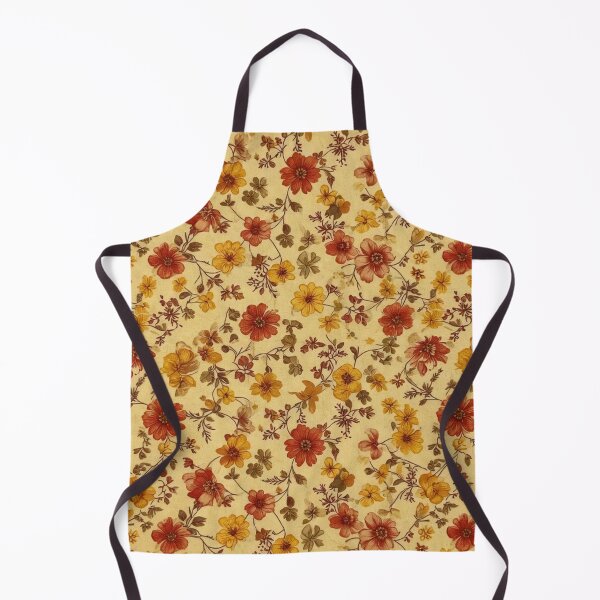 Item preview, Retro 70s Yellow Floral Pattern designed and sold by TOM JACK.