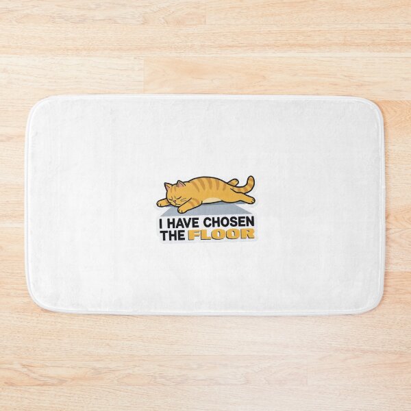 Item preview, I Have Chosen The Floor Orange Cat Lazy Funny Design designed and sold by BooDesignStudio.