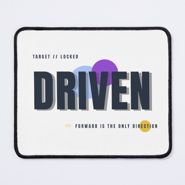 Item preview, DRIVEN – Forward Is The Only Direction Typography Design designed and sold by HeartAndArtShop.