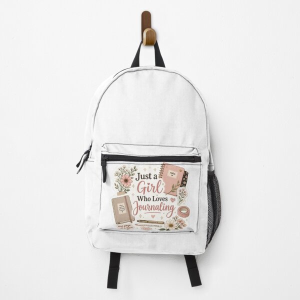 Item preview, Just a Girl Who Loves Journaling Sticker designed and sold by Stylestickers55.