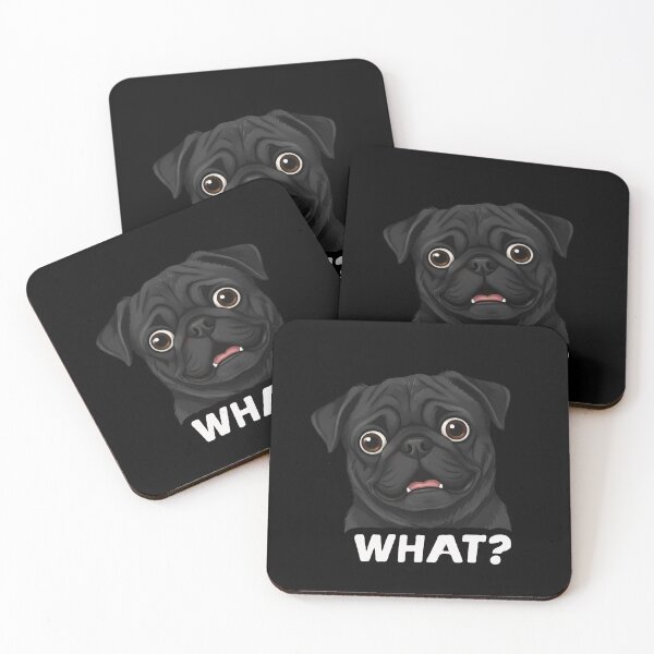 Item preview, Funny Black Pug What Humor Meme Zoo Boys Girls Kids designed and sold by rafaeltto.
