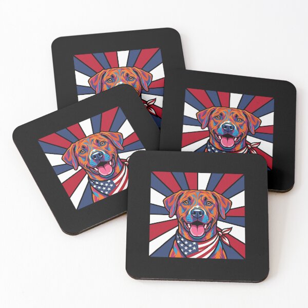 Item preview, Blue Lacy 4th of July Dog – Patriotic USA Puppy Gift designed and sold by The Real Life Symphony.