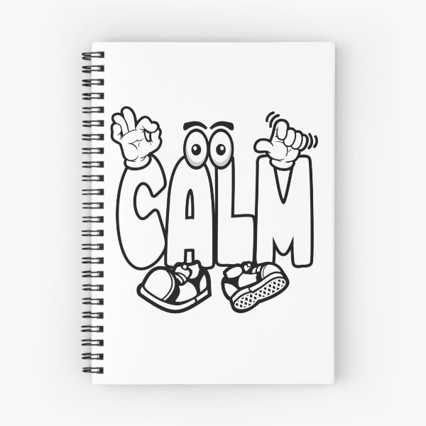 Item preview, Calm – WELLBEING Graffiti Character Bold designed and sold by NFTWords.