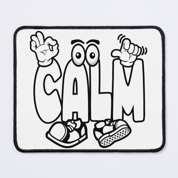 Item preview, Calm – WELLBEING Graffiti Character Bold designed and sold by NFTWords.