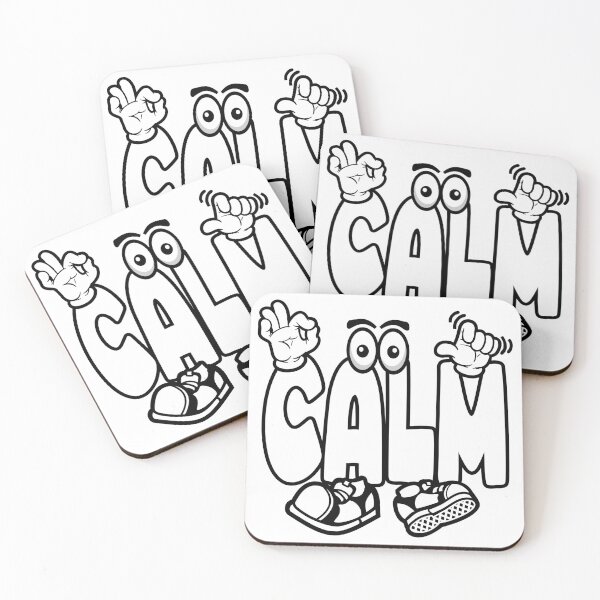 Item preview, Calm – WELLBEING Graffiti Character Bold designed and sold by NFTWords.