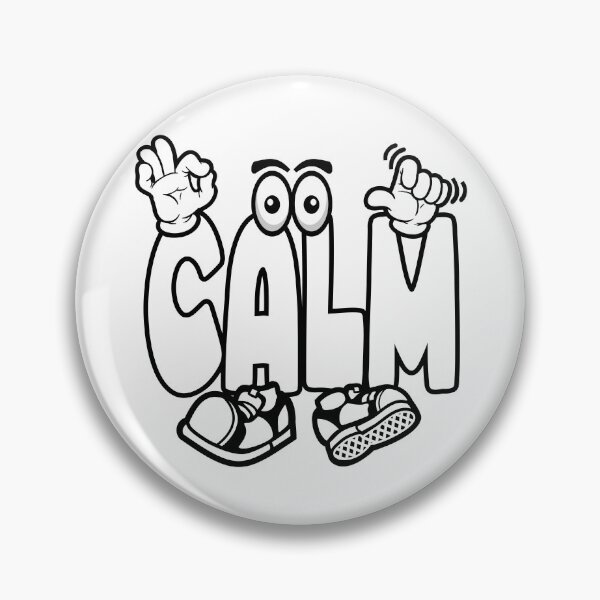 Item preview, Calm – WELLBEING Graffiti Character Bold designed and sold by NFTWords.