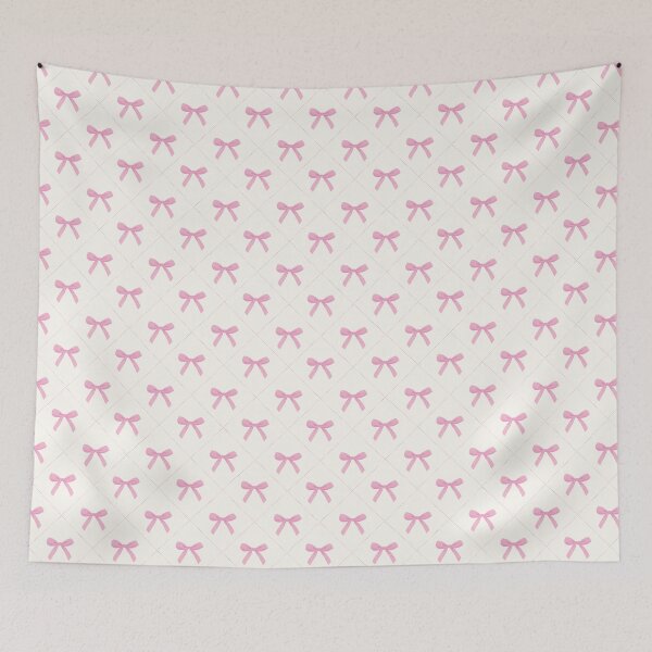 Item preview, Pink and Cream Bows - Coquette Harlequim Pattern designed and sold by anigui.