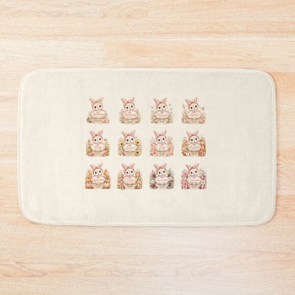 Item preview, Coquette Bunny Monthly Calendar Clipart Set | Kawaii Rabbit Months of the Year | Pastel Classroom Decor | Seasonal Bunny Illustration Collection designed and sold by looplandger.