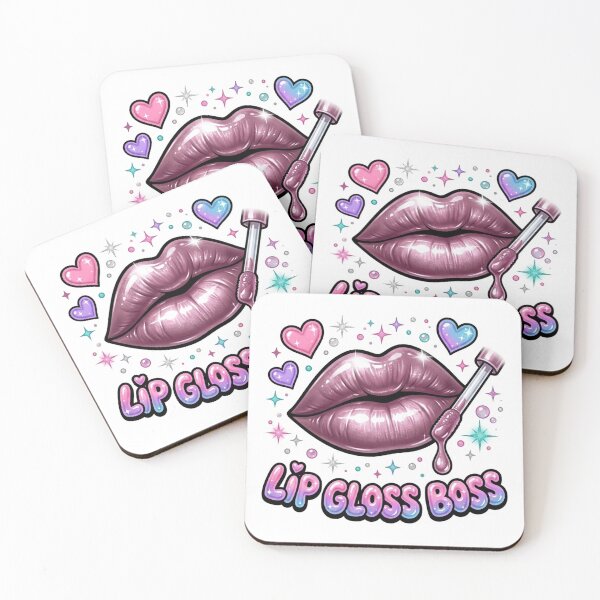 Item preview, Glam Y2K Lip Gloss Boss Airbrush designed and sold by DuckOddity.