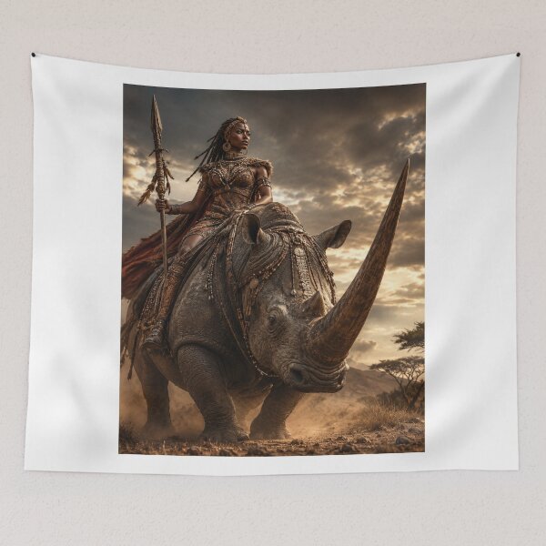 Item preview, Queen of the Last Rhinoceros designed and sold by ITSimagination.