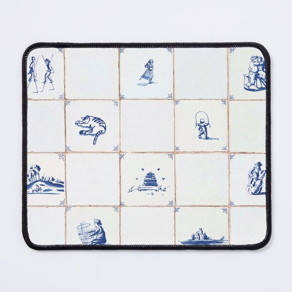 Item preview, Delft Tile Every Other designed and sold by Sparrow Designs.