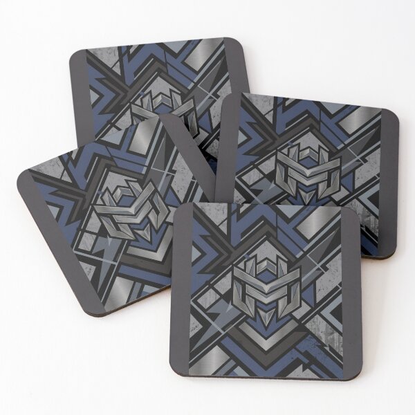 Item preview, Modern Blue and Grey Geometric |Abstract art style designed and sold by SubhAksara.