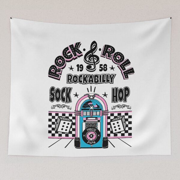 Item preview, Sock Hop Dance Party 50s Classic Rock and Roll Rockabilly Music Vintage Doo Wop designed and sold by MemphisCenter.