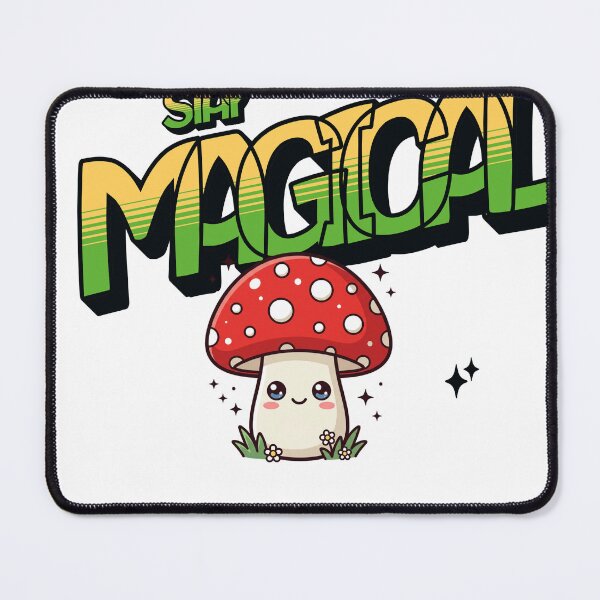 Item preview, Stay Magical Mushroom — Trust Your Roots — Kawaii Toadstool Statement designed and sold by BoosterShop.
