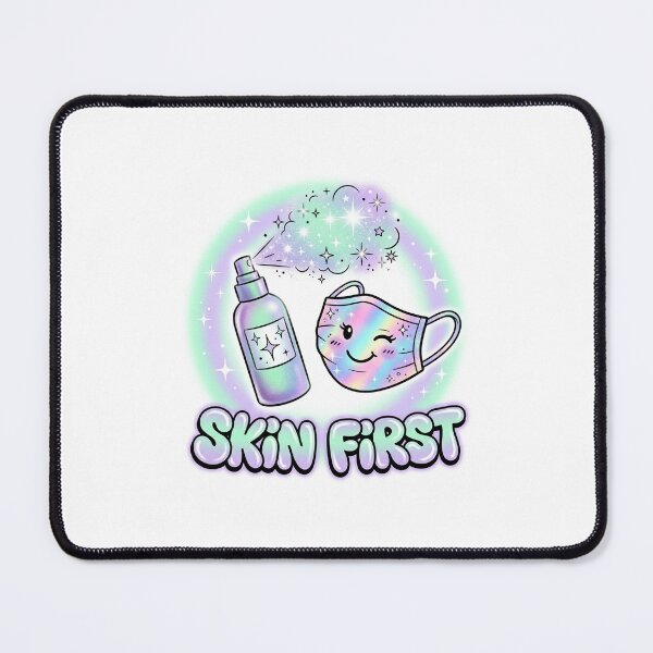 Item preview, Aesthetic Y2K Skin First Skincare Sticker designed and sold by DuckOddity.