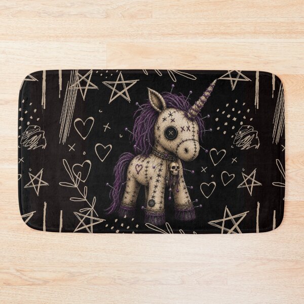 Item preview, VooDoo Unicorn Doll - Ghotic Witchy Stuffed Animal Design designed and sold by CaylaTay.