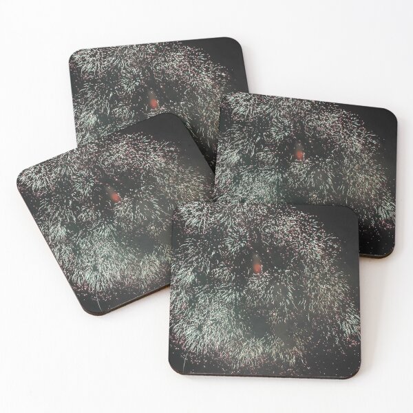 Item preview, Fireworks Burst Over Dark Sky, Long Exposure Celebration Night Display designed and sold by Nmallia.