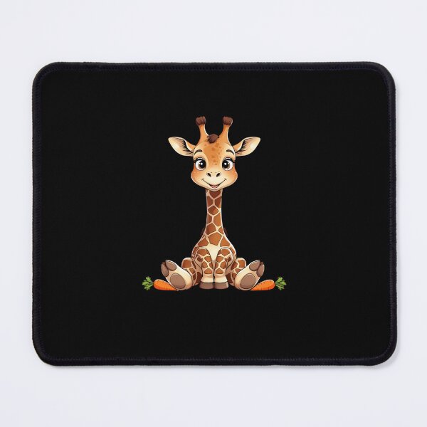 Item preview, Baby Giraffe With Carrots designed and sold by Timowo Studio | Fine Line Wildlife Art & Modern Nature Graphics.