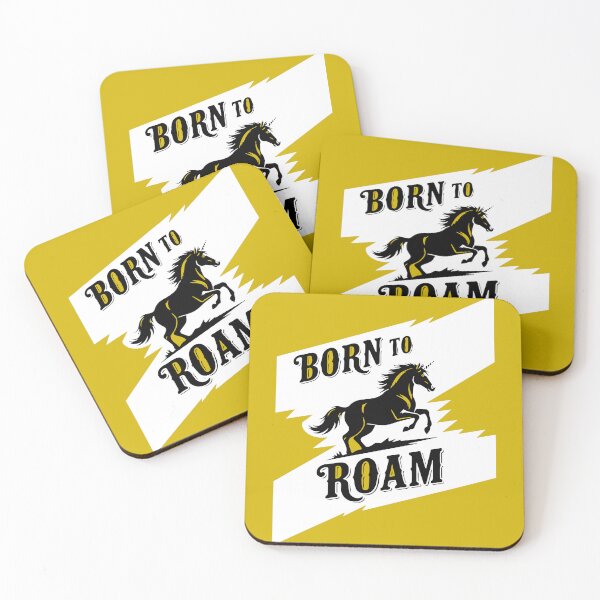 Item preview, Born To Roam - Black on White designed and sold by LisaMise.